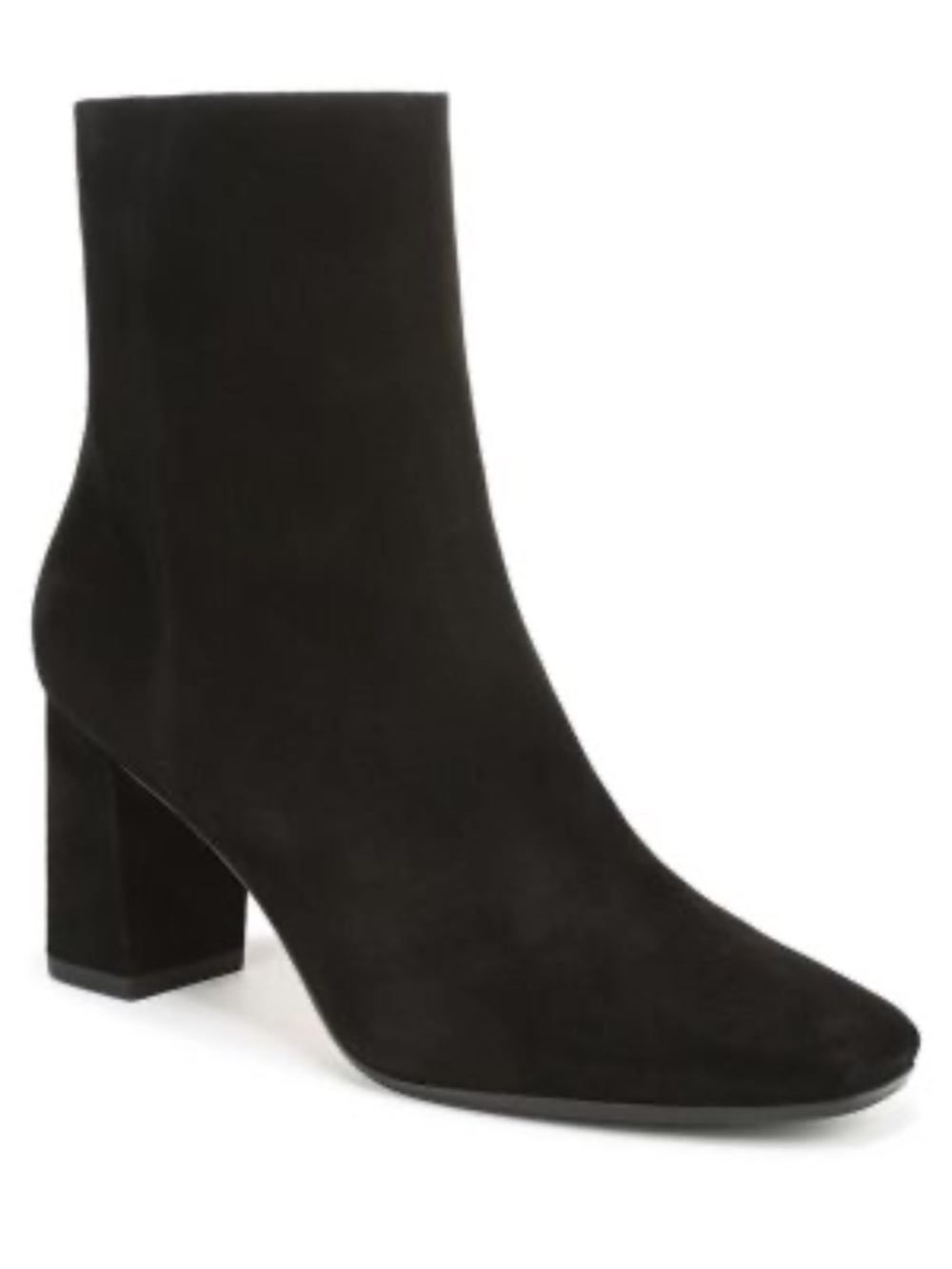 Veronica Beard Black Suede Cera Ankle Boots with Gold Zipper Sz 9.5 $495 NEW!